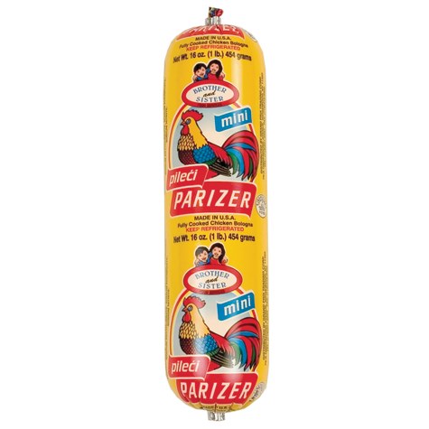 B&S Mini Pileci Parizer (Chicken Bologna) 1lb