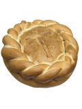 Kolach braided  bread with cross