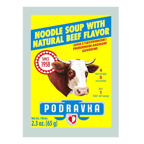 PODRAVKA Soup Beef Noodle 65g